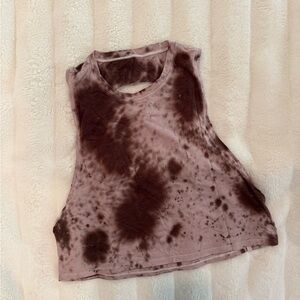 lululemon athletica Tie-Dye Crop Top